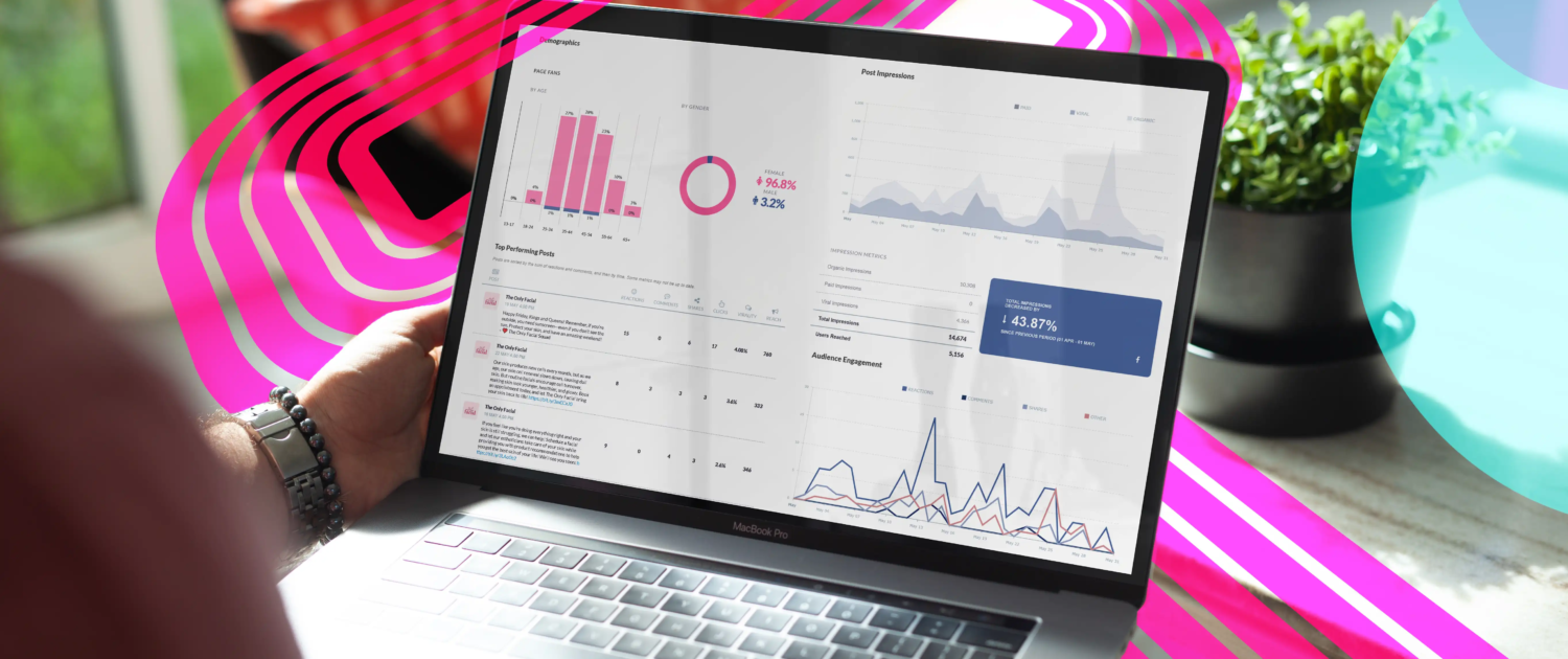 Social Media Decision Phase Report Dashboard Engagement Audience